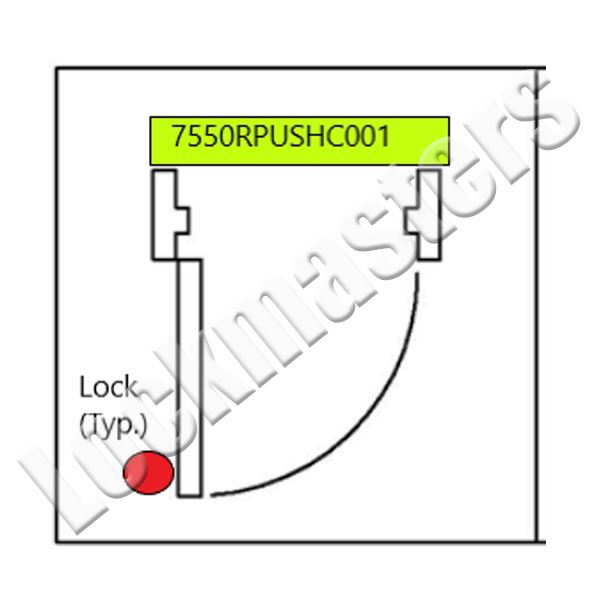 Picture of Automatic Door Operator, works w/ LKM10K Product Line - Right Hand Push Arm