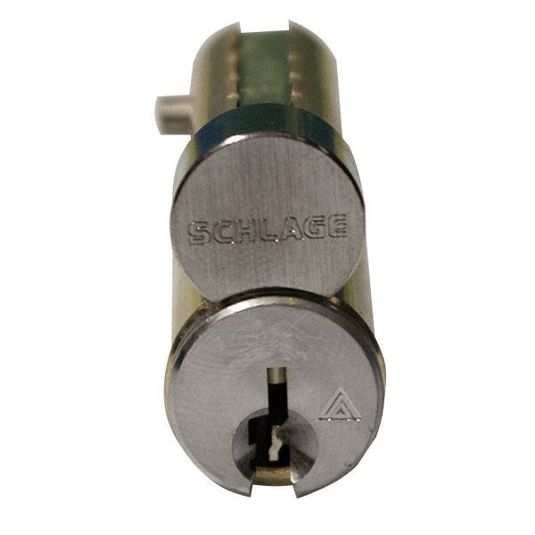 Picture of Schlage : Full Size Interchangeable Core (FSIC), Removable Core, 1-Bitted Mechanism: Standard Pin and Tumbler Finish: 626, Satin Chrome