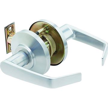 Picture of BEST 7KC Series Grade 2 Cylindrical Lock & Lever Set: Satin Chrome: Passage