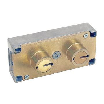 Picture of Bullseye/LeFebure 7750 Series Changeable, Non-Handed, Double Big 1/2 Nose Safe Deposit Lock