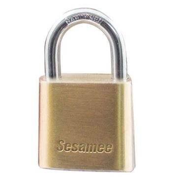 Picture of CCL Sesemee 2" Keyless 4 Digit Padlock: Brass
