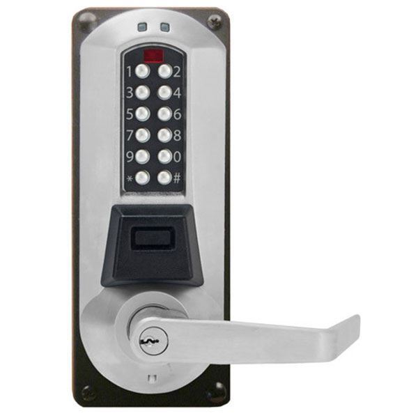 Picture of E-Plex 5700 Series Electronic Pushbutton Lock: Satin Chrome