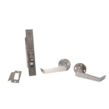 Picture of Marks Mortise Apartment Door Lockset: Satin Chrome