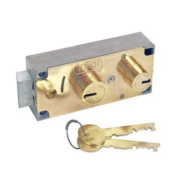 Picture of Bullseys/LeFebure 7300 Series Fixed Lever, Non-Handed, 1/2 Nose Safe Deposit Lock