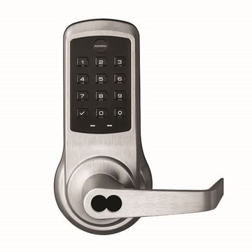 Picture of NexTouch Keypad Cylindrical Lock for SFIC; Satin Chrome - B-AU-NTB613-NR 626
